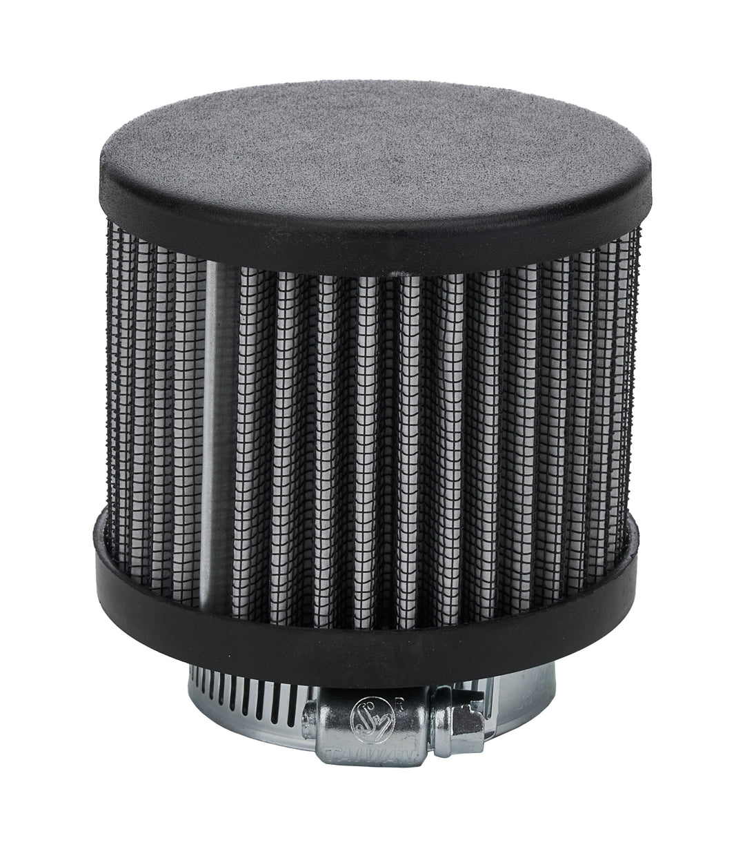 Allstar Breather Clamp-On Round 1-1/2" OD Tube Reusable Steel Black Powdercoat ALL36222