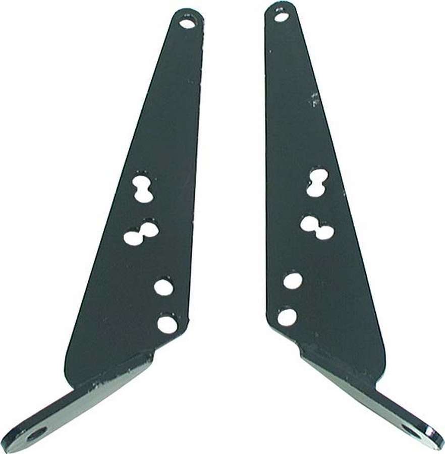 Allstar Motor Mount Bolt-On Steel Black Powdercoat Rear Small Block Ford Pair ALL38112