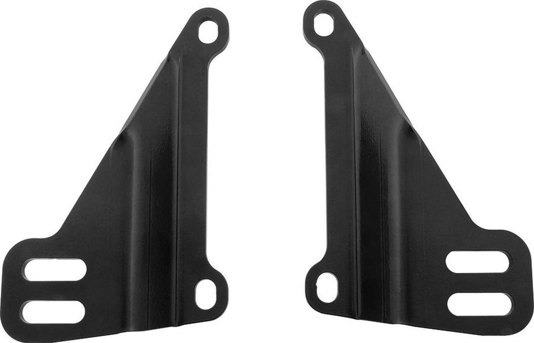 Allstar Motor Mount Bolt-On Steel Black Powdercoat Front Small Block Ford Pair ALL38113