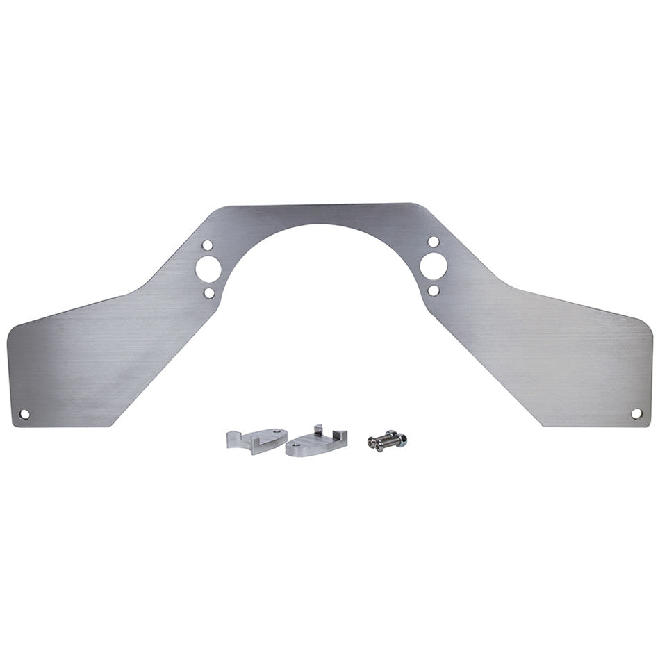 Allstar Motor Plate Front 24.25 x 8.5 x 0.25" Aluminum Natural Small Block Chevy ALL38142