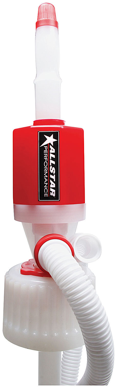 Allstar Transfer Pump Manual Hand Siphon Plastic Red / White VP Utility Jugs ALL40117