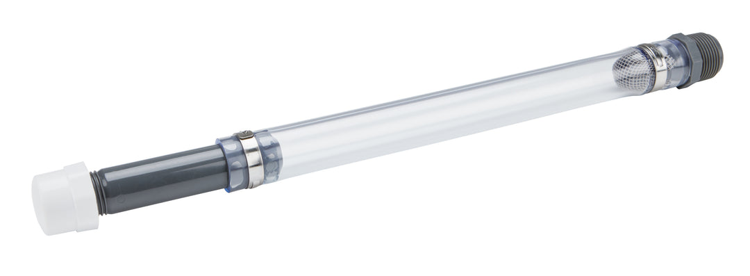 Allstar Utility Jug Hose Filler Hose 14" Screw-On Cap Plastic / Vinyl Clear / Gray Utility Jug ALL40128