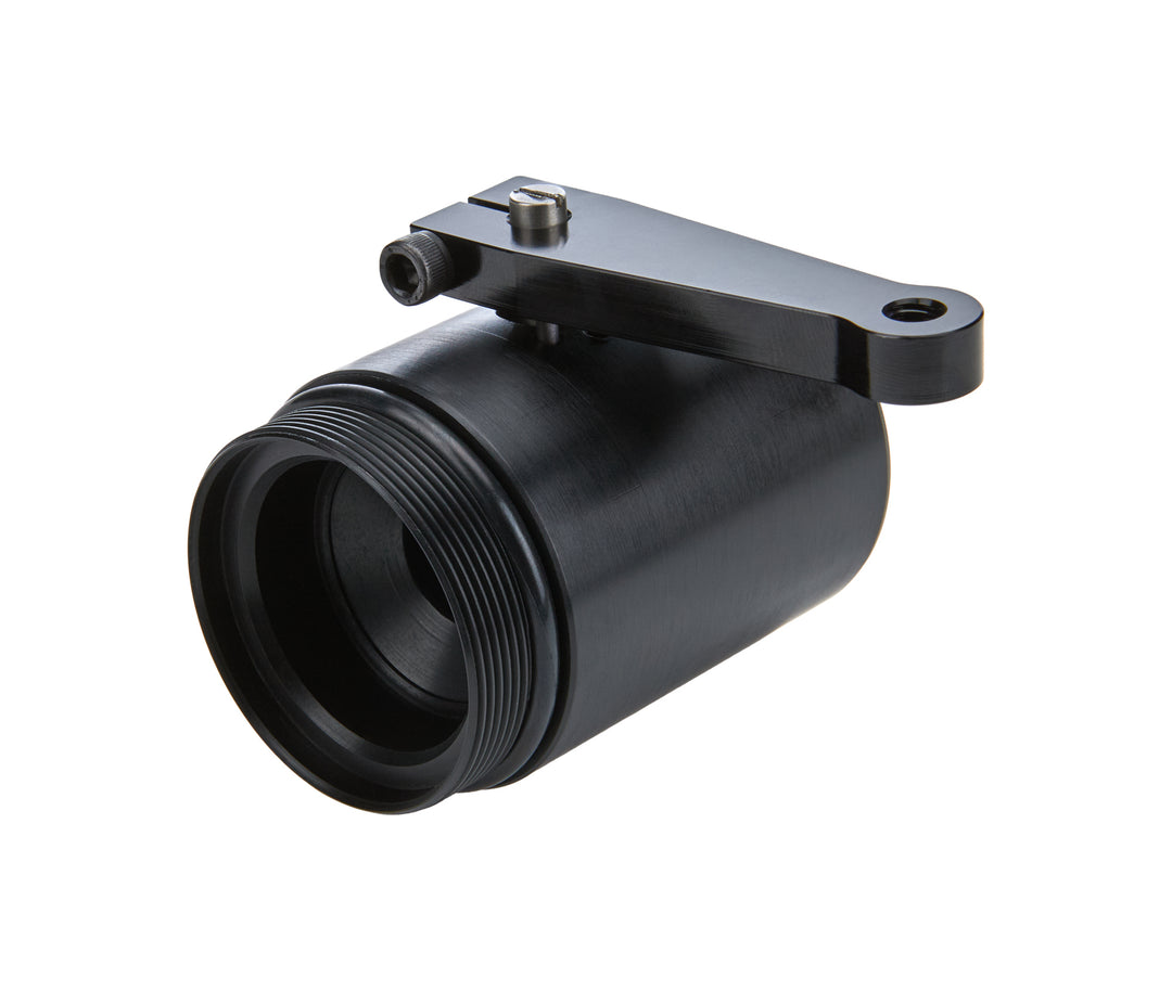 Allstar Shut Off Valve 1-13/16"-20 Inlet / Outlet Aluminum Black Anodized Female Dry Break ALL40210