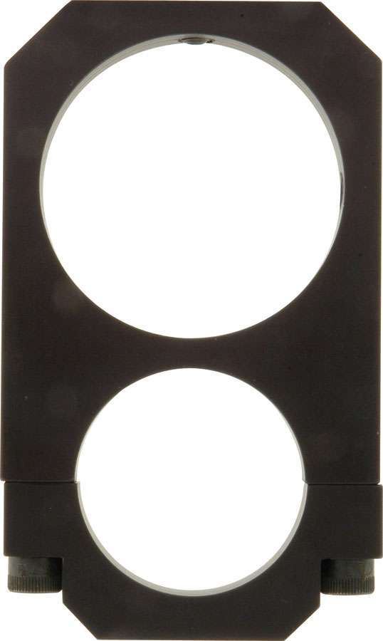 Allstar Fuel Filter Bracket Clamp-On 1.5" OD Tubes 2" Diameter Aluminum Black Anodized ALL40228