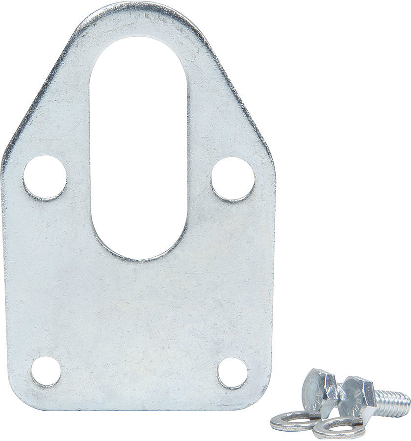 Allstar Fuel Pump Mounting Plate Steel Clear Zinc Small Block Chevy ALL40254