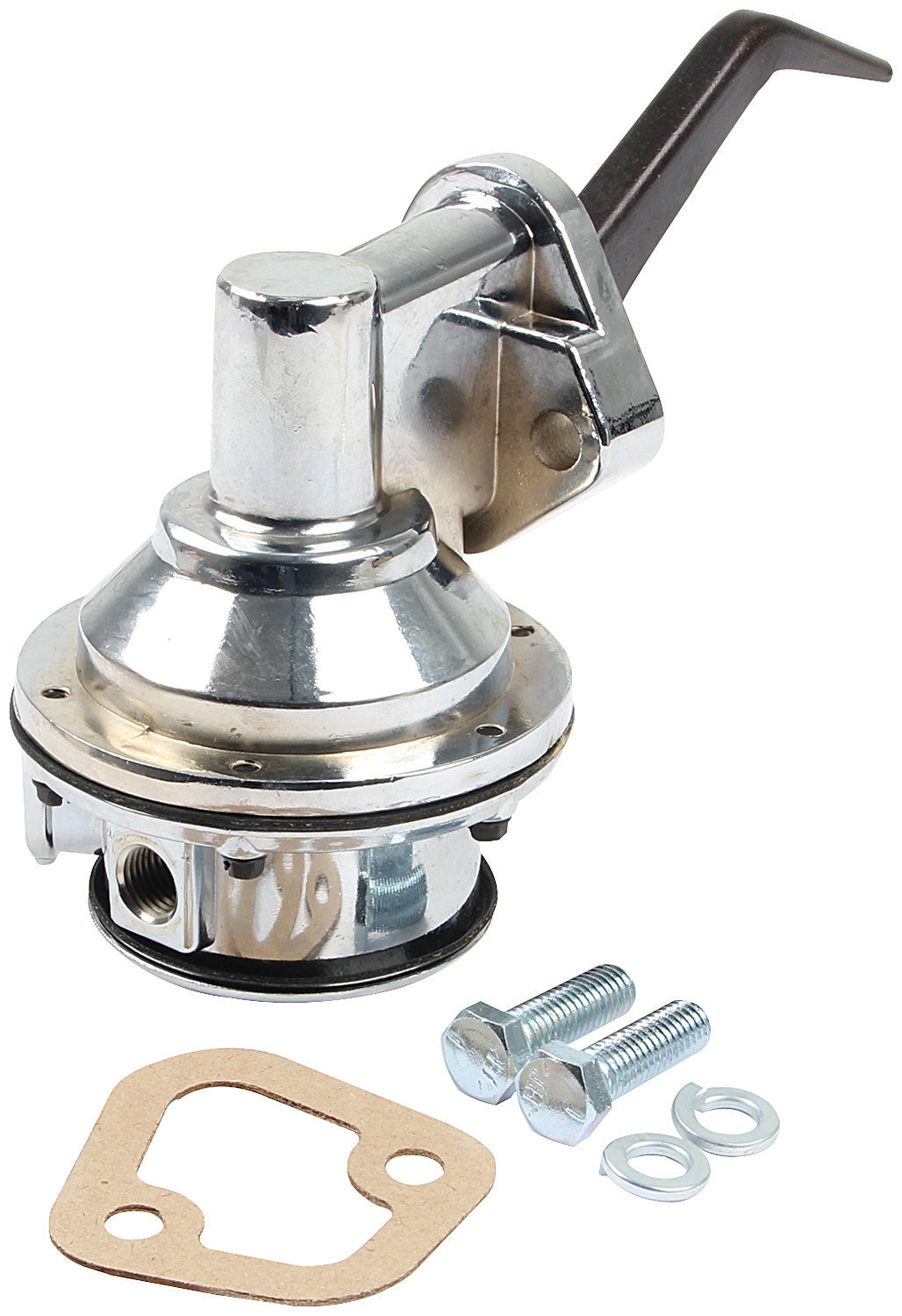 Allstar Fuel Pump Mechanical 80 gph 6.5-8 psi 1/4" NPT Female Inlet / Outlet Aluminum Polished ALL40262