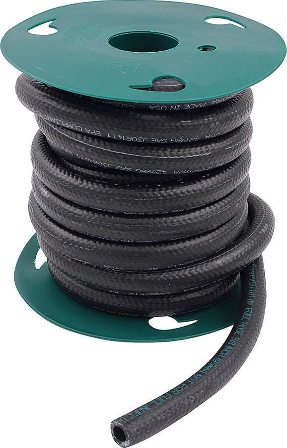 Allstar Hose 5/16" ID 25 ft Rubber Black ALL40354