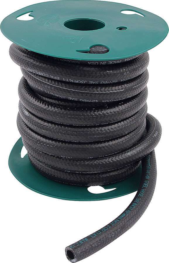 Allstar Hose 3/8" ID 25 ft Rubber Black ALL40357