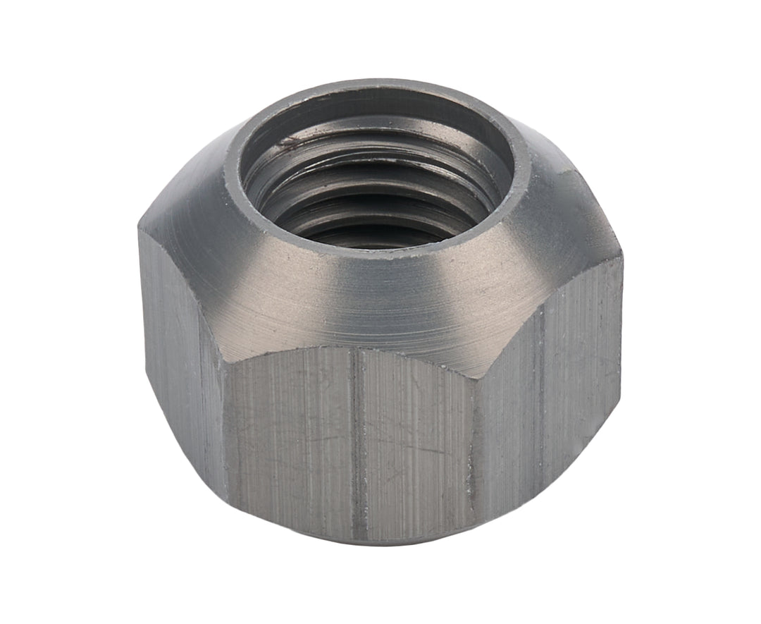 Allstar Lug Nut Hard Coat 5/8"-11 Thread 1" Hex Head Double 45 Degree Seat Open End Set of 10 ALL44097