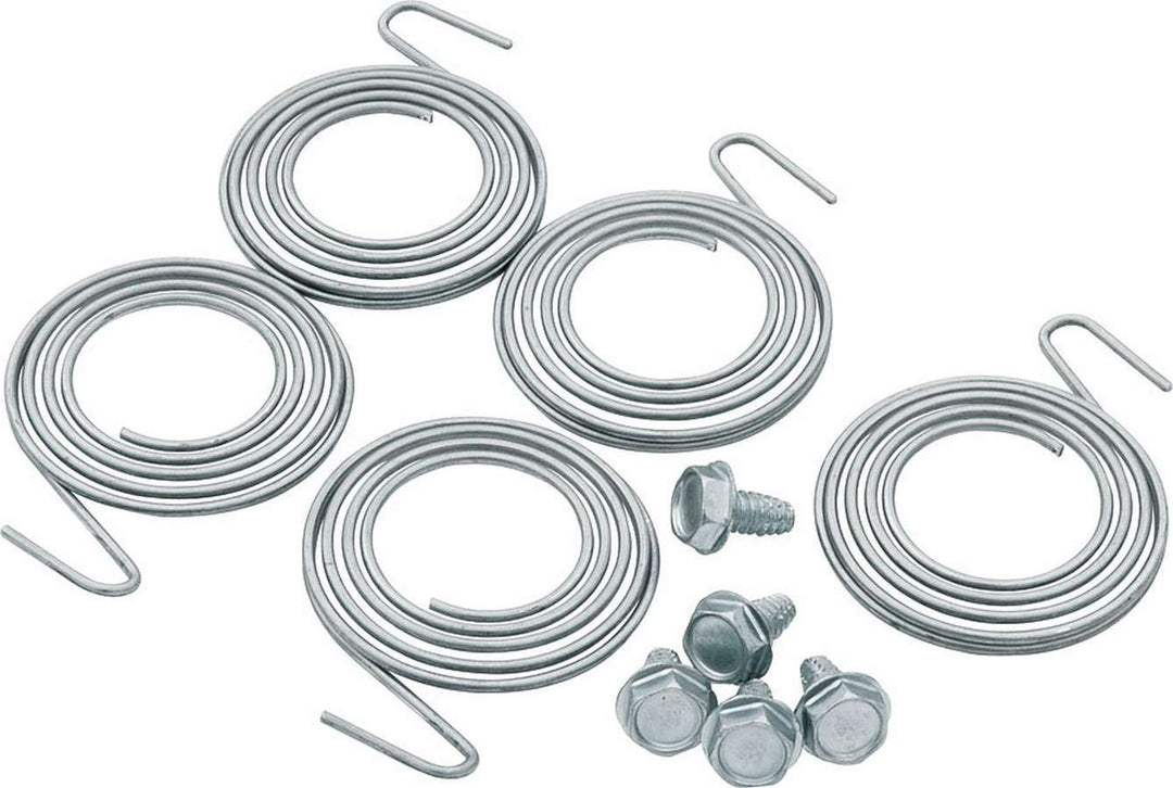Allstar Lug Nut Screw / Spring Steel Zinc Oxide Allstar Glueless Lug Nuts Set of 5 ALL44109