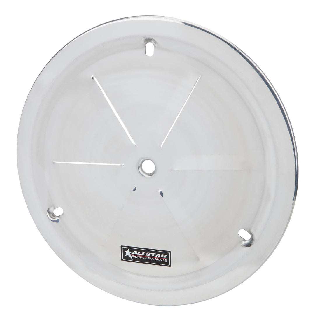 Allstar Mud Cover Weld Style Louvered Aluminum Polished Weld Wheels 15" Wheels ALL44140