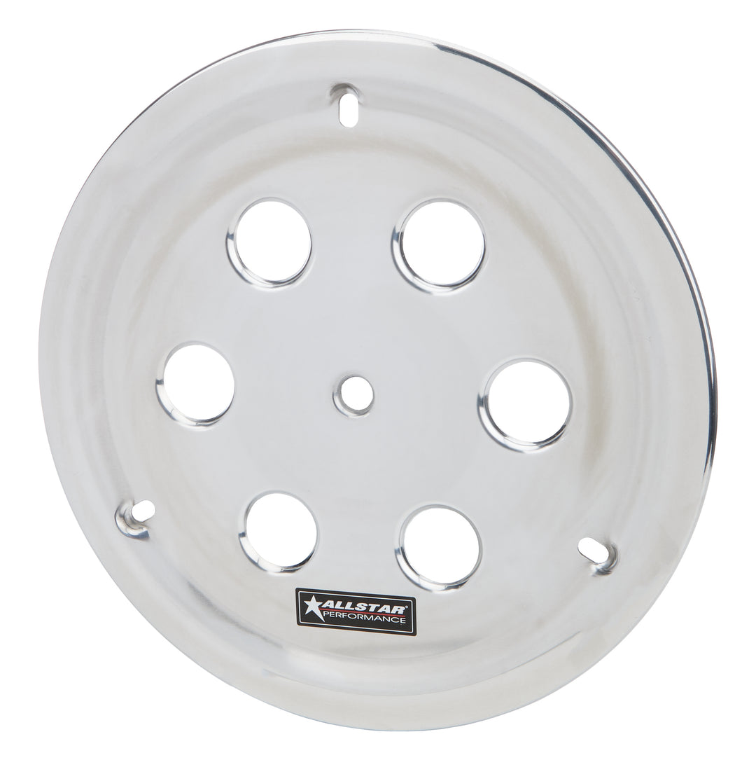 Allstar Mud Cover Weld Style Multiple Holes Aluminum Polished Weld Wheels 15" Wheels ALL44142