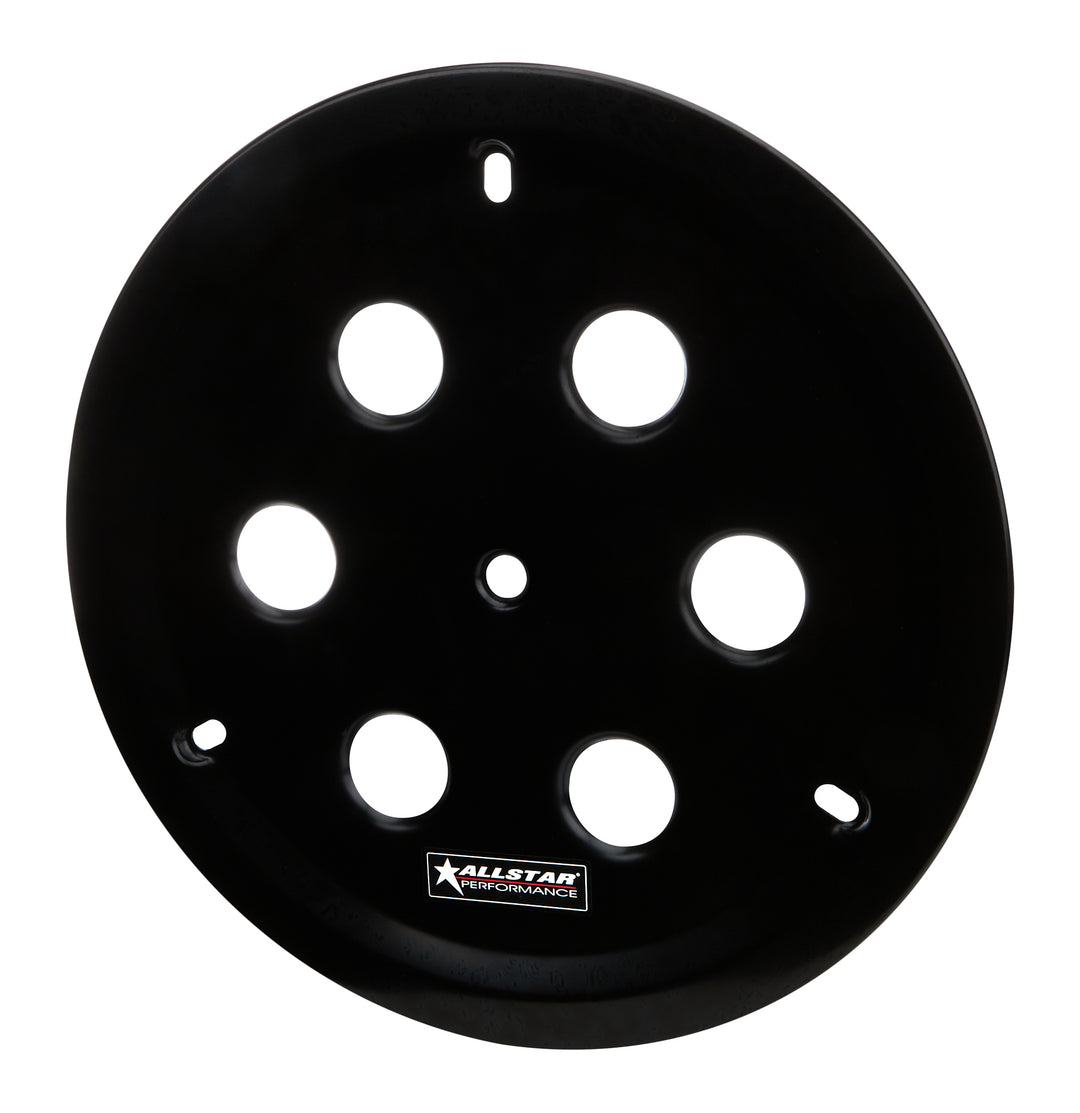Allstar Mud Cover Weld Style Multiple Holes Aluminum Black Powdercoat Weld Wheels 15" Wheels ALL44143