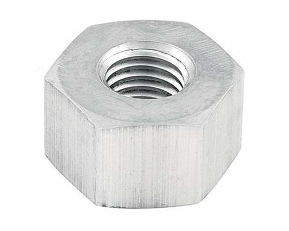 Allstar Wheel Spacer Wide 5 5/8"-11 Thread 0.75" Thick Aluminum Clear Anodized Set of 5 ALL44214
