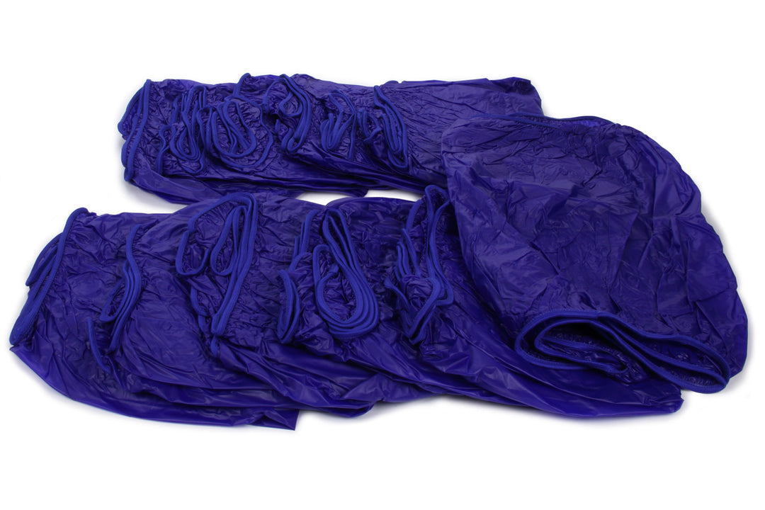 Allstar Tire Cover Dirt Tires 85 to 89" Circumference Tire Vinyl Blue Set of 12 ALL44222-12