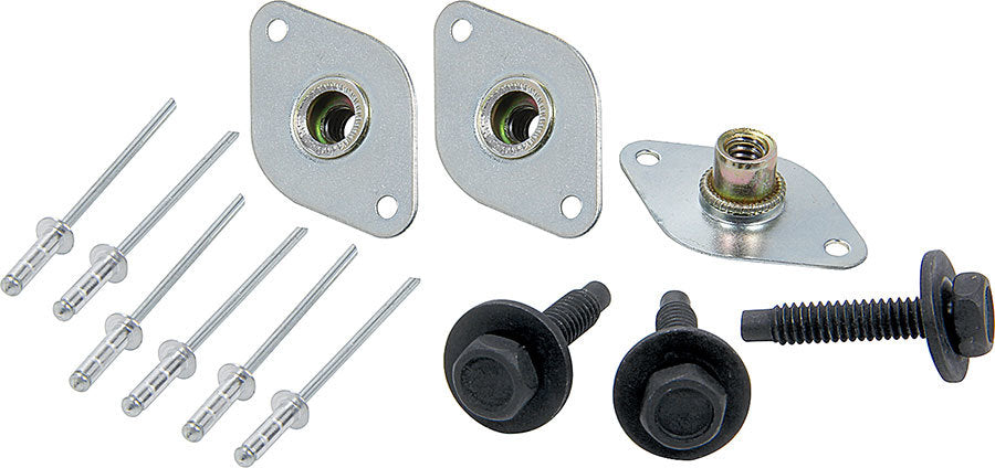 Allstar Mud Cover Installation Kit Screw-In Inserts / Rivets Included 1-3/8" Spring Kit ALL44226