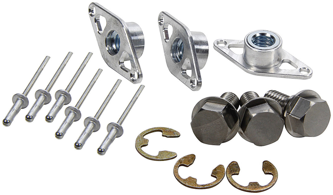 Allstar Mud Cover Installation Kit 5/16"-28 Thread 0.75" Hex Head Screw-In Inserts / Rivets Kit ALL44265