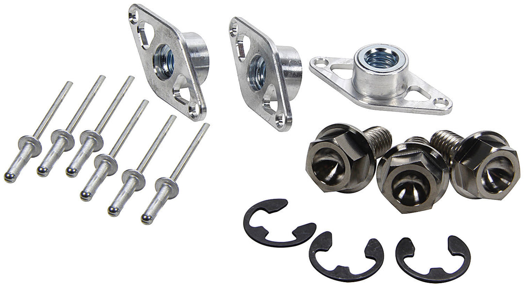 Allstar Mud Cover Installation Kit 5/16"-28 Thread 0.75" Hex Head Screw-In Inserts / Rivets Kit ALL44266