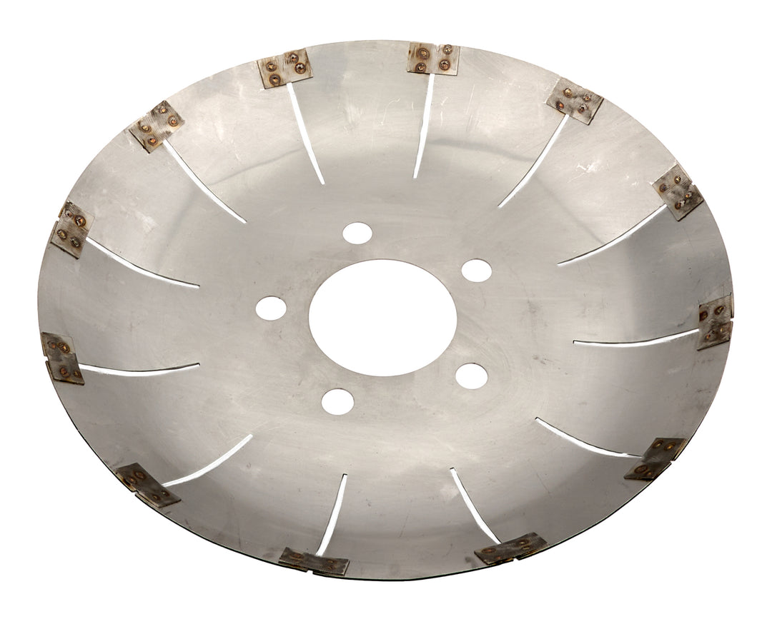 Allstar Mud Shield Inner Rear Driver Side Bolt-On 5 x 5 Hubs 2" Backspace Stainless 15" Wheels ALL44270