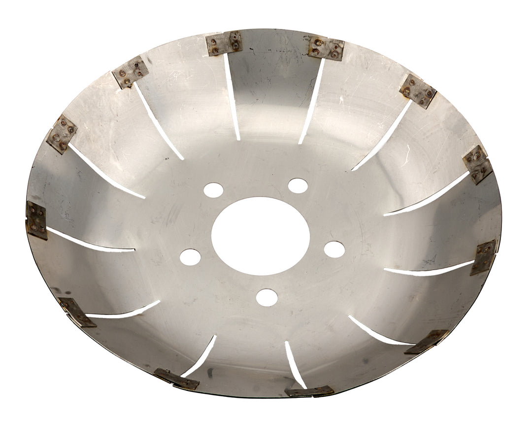 Allstar Mud Shield Inner Rear Driver Side Bolt-On 5 x 5 Hubs 3" Backspace Stainless 15" Wheels ALL44271