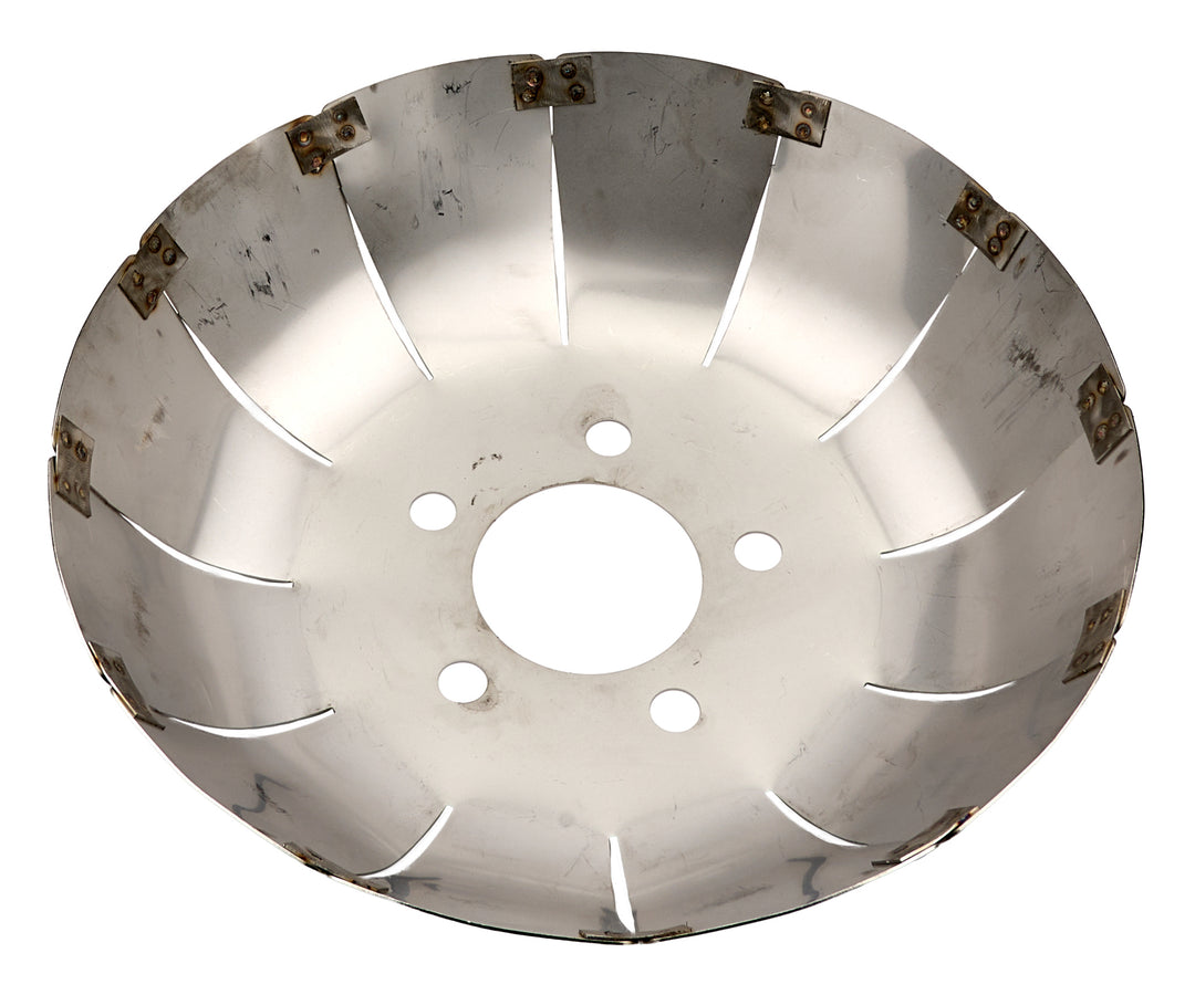 Allstar Mud Shield Inner Rear Driver Side Bolt-On 5 x 5 hubs 4" Backspace Stainless 15" Wheels ALL44272