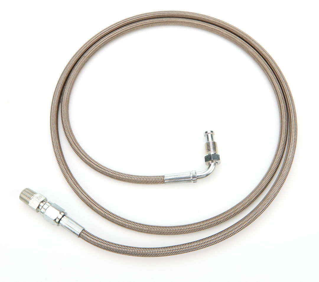 Allstar Hydraulic Hose Clutch Hose 4 ft 3 AN Hose 3 AN Straight Female to 3/16" 90 Degree Kit ALL46100-48