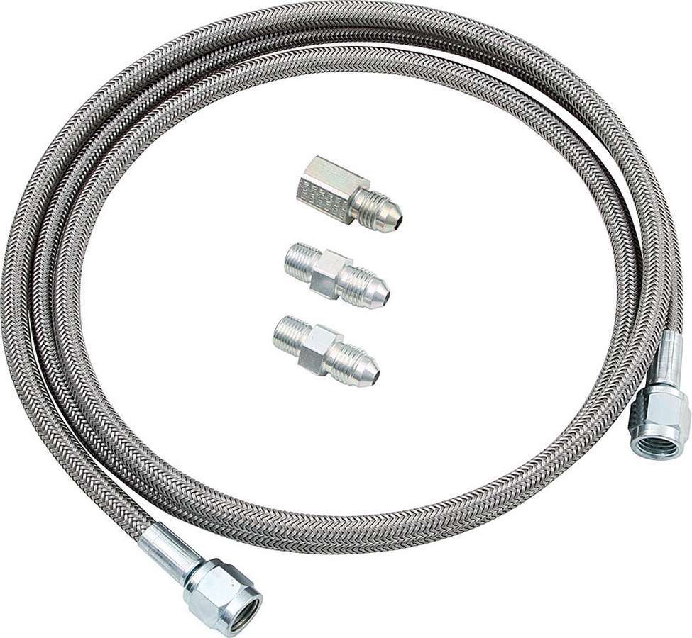 Allstar Gauge Line Kit 4 AN 36" 4 AN Female to 4 AN Female Fittings Included PTFE Braided Kit ALL46110-36