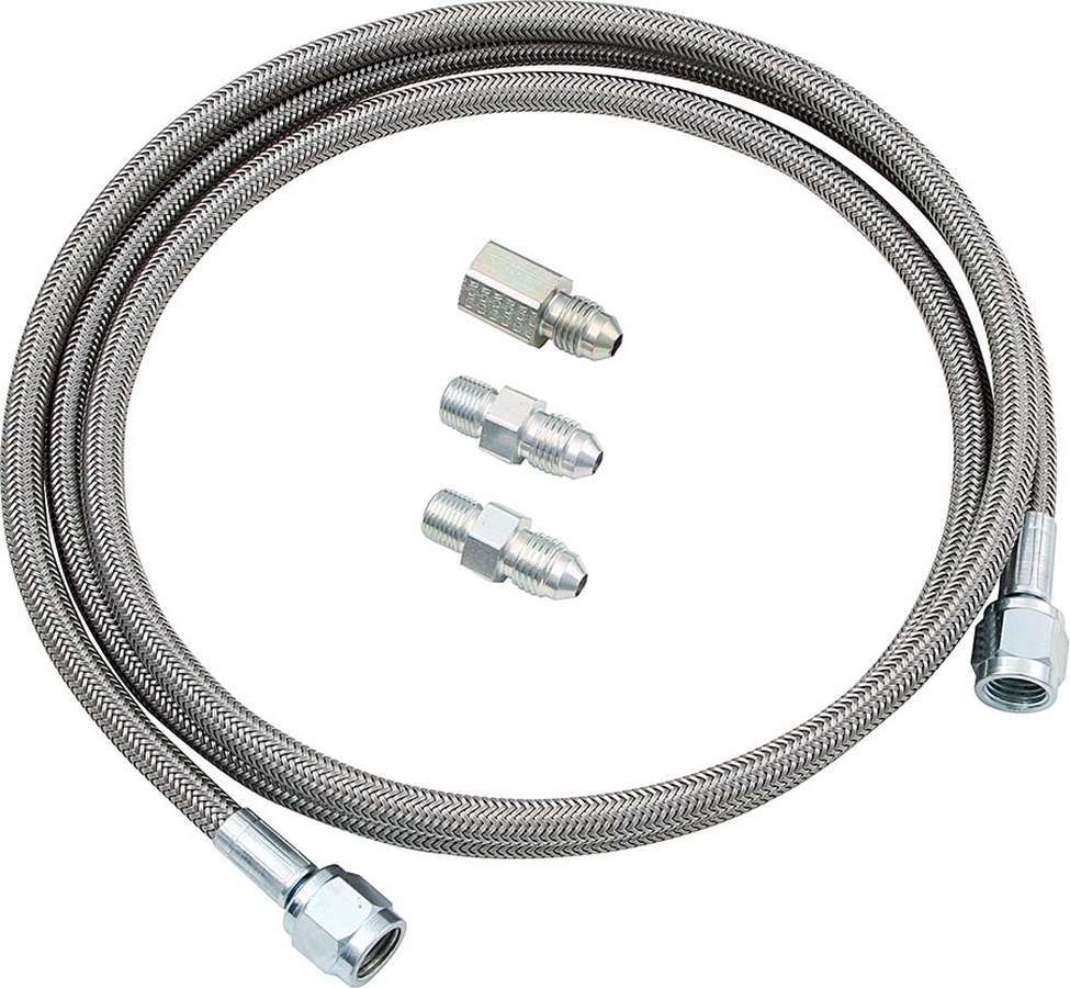 Allstar Gauge Line Kit 4 AN 72" 4 AN Female to 4 AN Female Fittings Included PTFE Braided Kit ALL46110-72