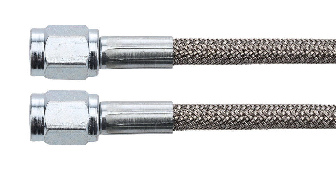 Allstar AN Hose Assembly 22" 3 AN Hose 3 AN Straight Female to 3 AN Straight Set of 5 ALL46300-22-5