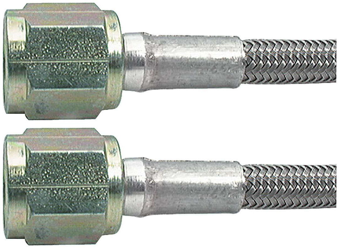 Allstar AN Hose Assembly 36" 3 AN Hose 4 AN Straight Female to 4 AN Straight Female Braided ALL46310-36