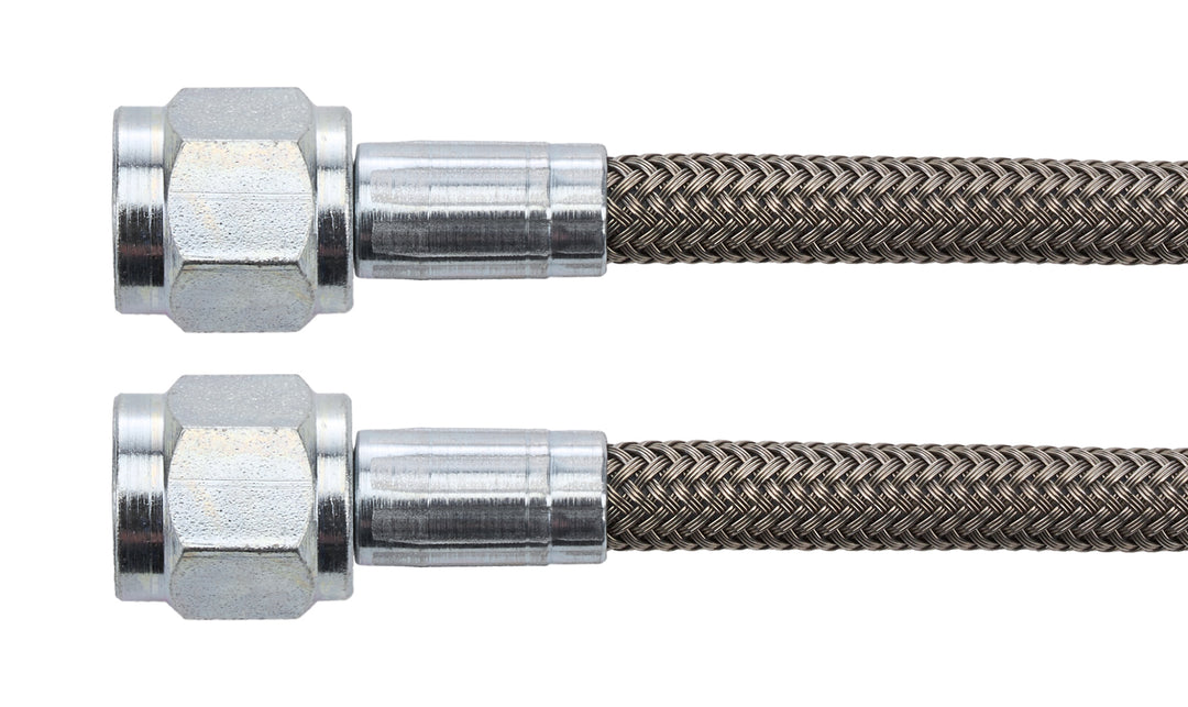 Allstar AN Hose Assembly 36" 4 AN Hose 4 AN Straight Female to 4 AN Straight Female Braided ALL46400-36