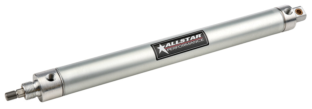 Allstar Wing Cylinder Hydraulic Adjustment 12" Travel 3/8" OD Shaft Clear Anodized Sprint Car ALL48002