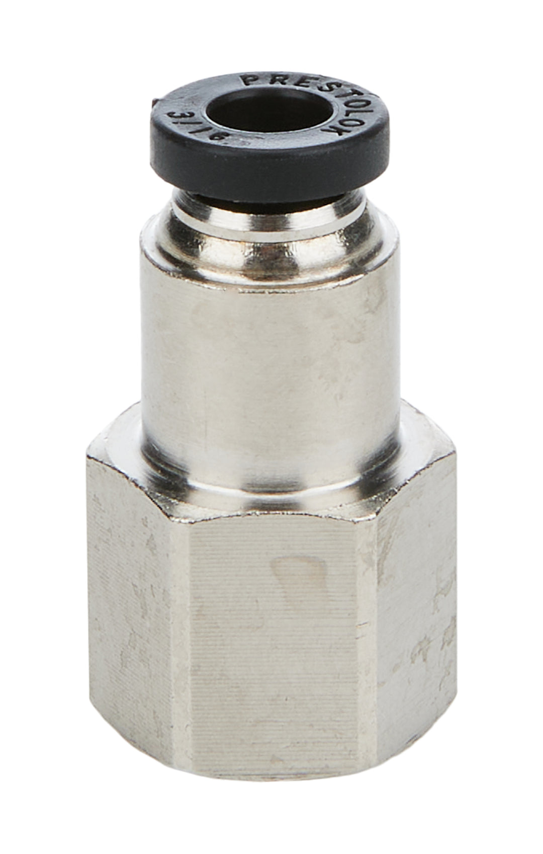 Allstar Nylon Brake Hose Adapter Straight 1/8" NPT Female Thread to 3/16" Nylon Hose Push Lock ALL48021