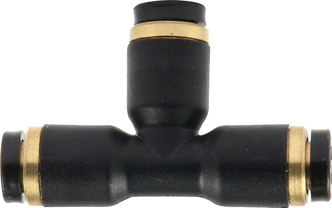 Allstar Fitting Adapter Tee 3/16" Female Pushlock x 3/16" Female Pushlock x 3/16" Pushlock ALL48022