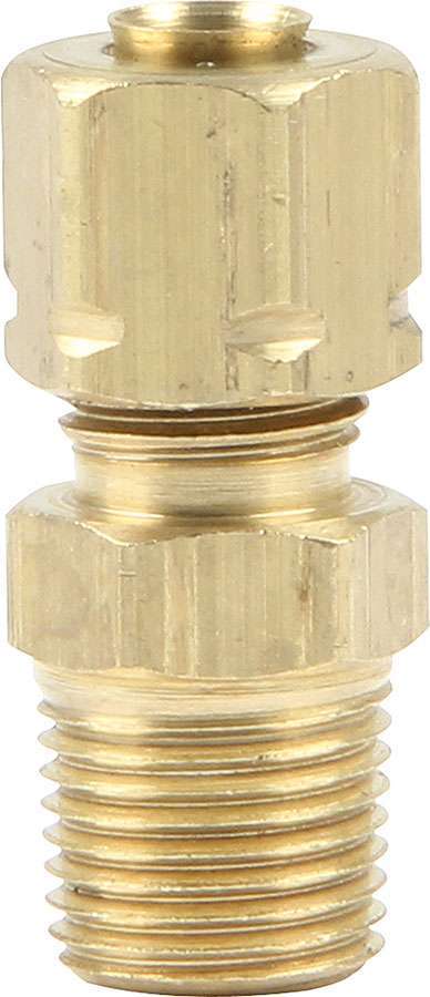 Allstar Nylon Brake Hose Adapter Straight 1/8" NPT Male Thread to 3/16" Nylon Hose Compression ALL48032