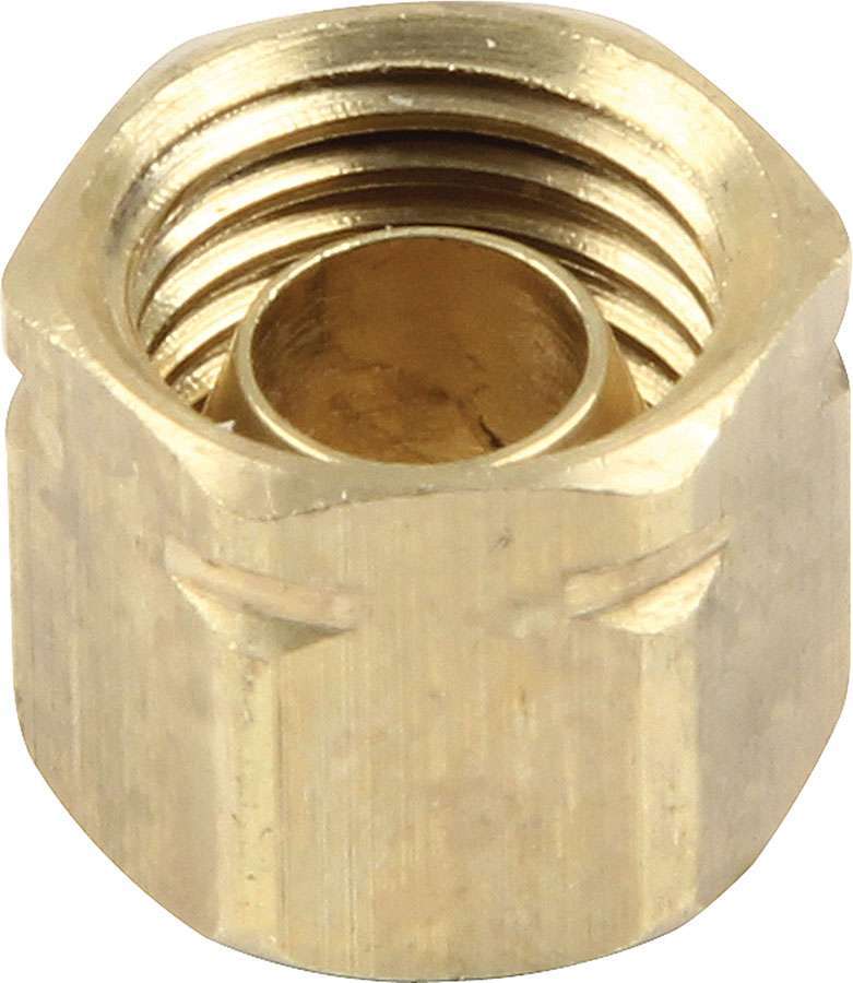 Allstar Compression End Cap 3/16" ID Brass Natural 3/16" Compression Fittings Set of 10 ALL48036