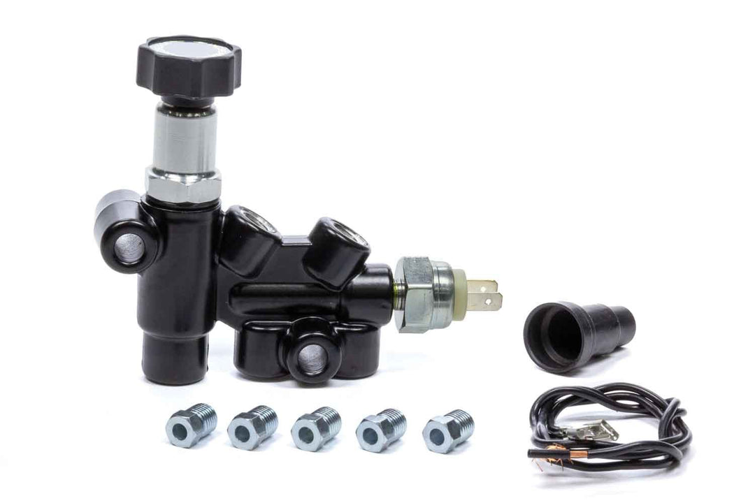 Allstar Proportioning Valve 3/8"-24 Inverted Flare Female Inlet, 3/8"-24 Inverted Flare Kit ALL48037