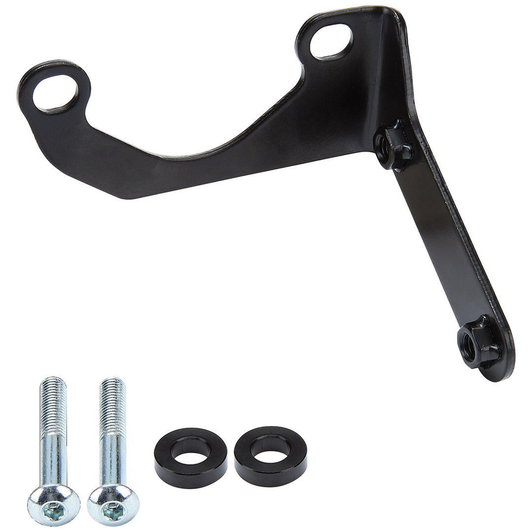 Allstar Proportioning Valve Bracket Bolt-On Hardware Included Steel Black Powdercoat Kit ALL48038
