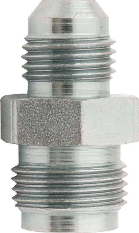 Allstar Fitting Adapter Straight 6 AN Male to 11/16"-18 Inverted Flare Male Steel Power Steering ALL48217