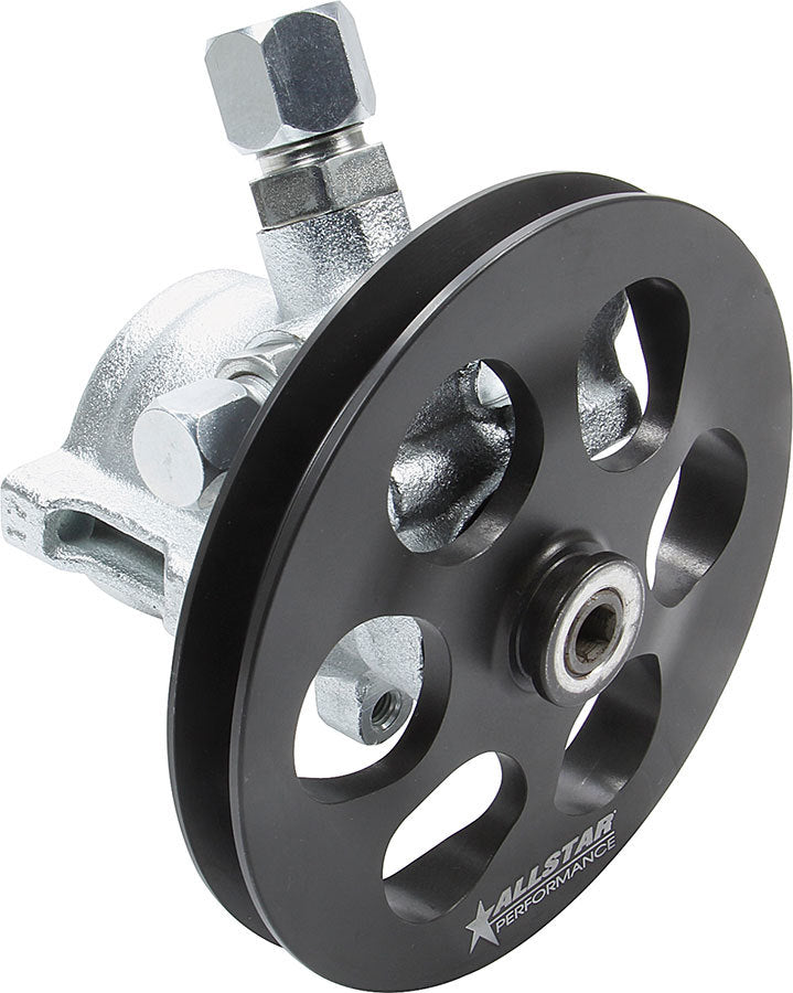 Allstar Power Steering Pump GM Type 2 3 gpm 1300 psi with 1/2" Wide Pulley Steel Zinc ALL48252