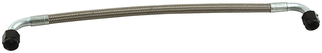 Allstar Power Steering Hose 6 AN 90 Degree Hose Ends 13.5" Steering Box to Pump Sprint Car ALL48261