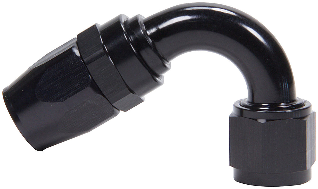Allstar Fitting Hose End Power Steering 120 Degree 10 AN Hose to 10 AN Female Aluminum Black ALL48279