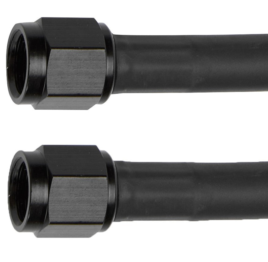 Allstar AN Hose Assembly 21" 4 AN Hose 4 AN Straight Female to 4 AN Straight Female Aluminum ALL48354