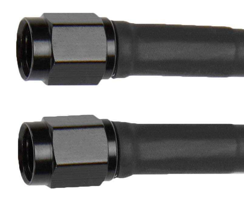 Allstar AN Hose Assembly 21" 3 AN Hose 3 AN Straight Female to 3 AN Straight Female Aluminum ALL48364