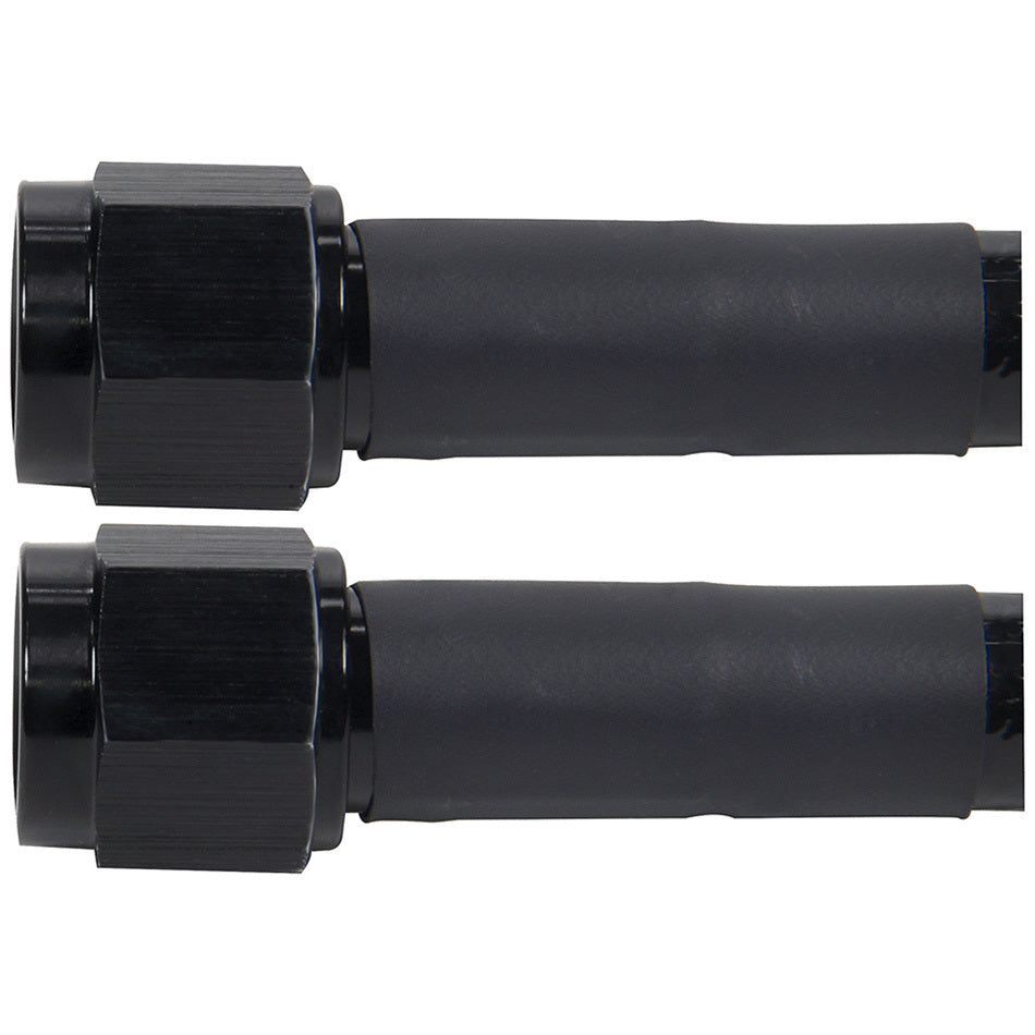 Allstar AN Hose Assembly 12" 6 AN Hose 6 AN Straight to 6 AN Straight Female Braided ALL48465-12