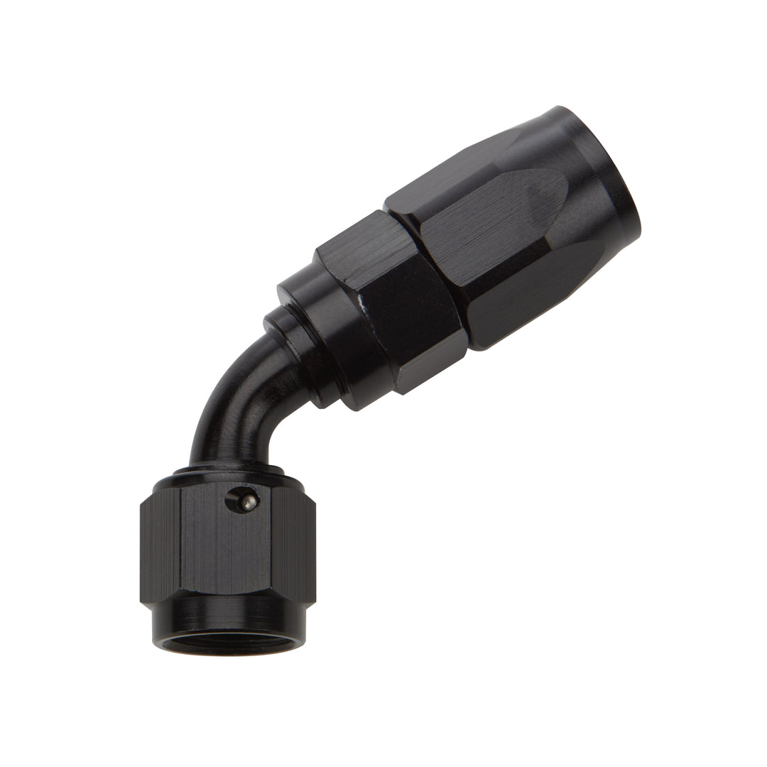 Allstar Fitting Hose End 60 Degree 12 AN Hose to 12 AN Female Swivel Aluminum Black Anodized ALL49345