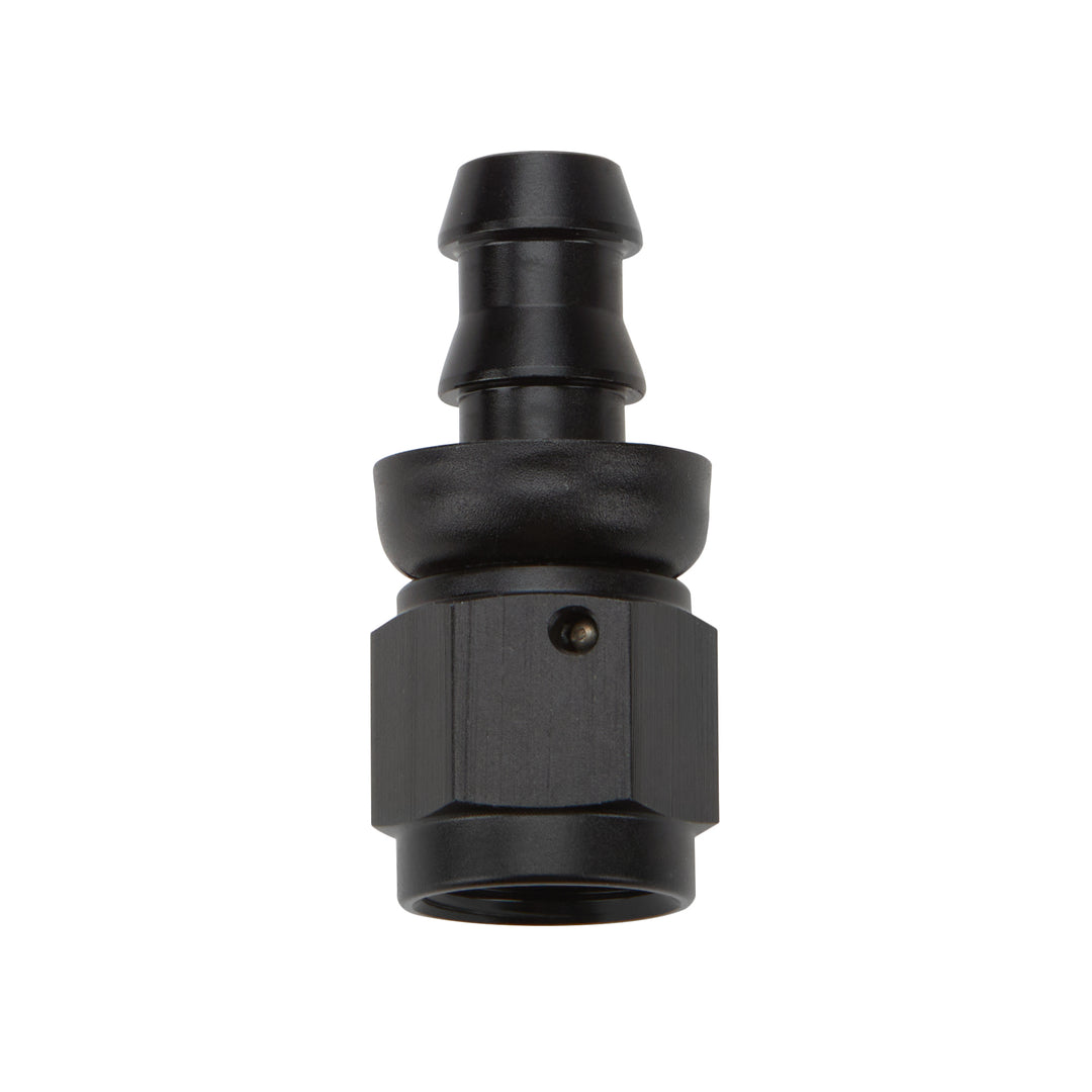 Allstar Fitting Hose End Straight 4 AN Hose Barb to 4 AN Female Aluminum Black Anodized ALL49411