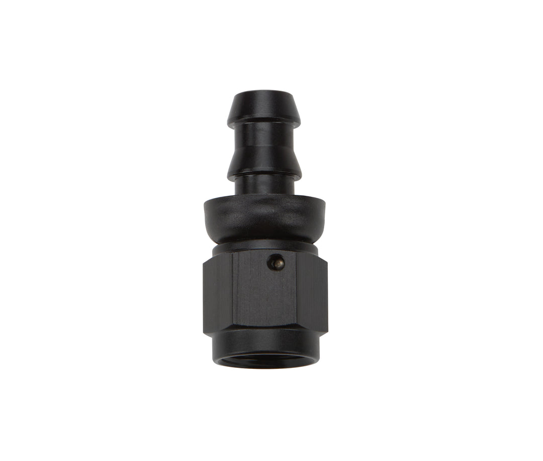 Allstar Fitting Hose End Straight 6 AN Hose Barb to 6 AN Female Aluminum Black Anodized ALL49412