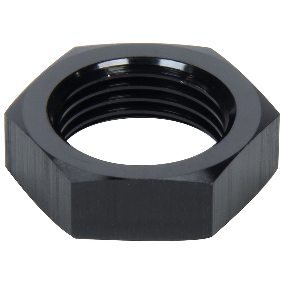 Allstar Bulkhead Fitting Nut 16 AN Aluminum Black Anodized ALL49606