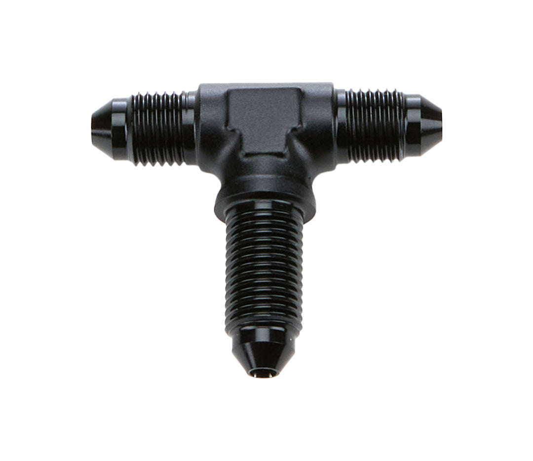 Allstar Fitting Bulkhead Tee Tee On The Side 3 AN Male x 3 AN Male x 3 AN Male Bulkhead Aluminum ALL49630